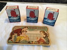 VTG Sewing Circle Needle book  3 Automatic needles threaders in box