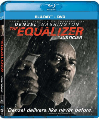 The Equalizer Blu Ray and DVD (New) Denzel Washington