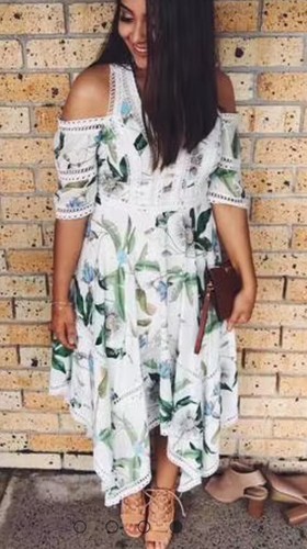 Thurley Passion Fruit Dress Print Size 10 As NEW - Picture 2 of 5