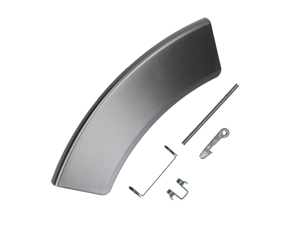 Kit maniglia porta oblò lavatrice Aeg Electrolux Silver argento 4055186482 - Immagine 2 di 4