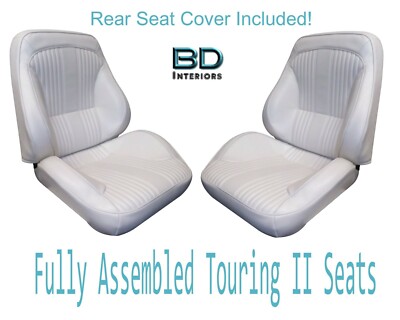 1964 LeMans & GTO Convertible Touring II Full Bucket Seats & Rear Seat Cover
