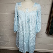 Vintage Christian Dior For Neiman Marcus Light Blue Nightgown