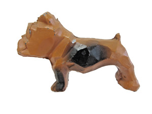 MACK TRUCK Painted Metal Ugly Bulldog Figurine 2.25 x 3.75” Mascot Hood Ornament