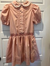 handmade vintage smocked dress girls
