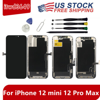 For iPhone 12 mini 12 Pro Max LCD Display Touch Screen Digitizer Assembly Incell