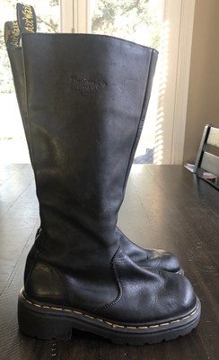 dr martens tall zip boots