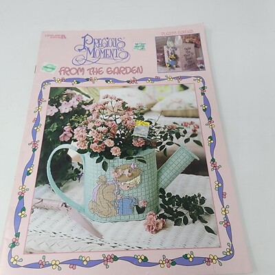 PRECIOUS MOMENTS From the Garden Leisure Arts Plastic Canvas Pattern Book