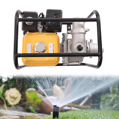 #ad 7.5 HP 3 Inch Gas Power Semi Trash Water Pump High Pressure Garden Irrigation $170.63