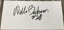 WILLIE BUCHANON Personally Autographed Signed NFL Card PACKERS CHARGERS FreeShip