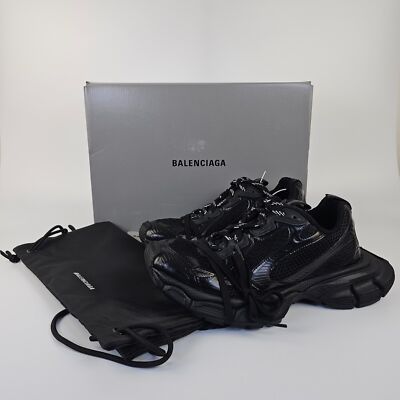 BALENCIAGA 3XL $1190 Women's Black Low Top Sneakers New And BALENCIAGA 3XL $1190 Women's Black Low Top Sneakers New And