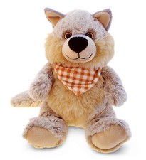 SUPER-SOFT PLUSH - SITTING WOLF