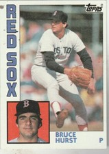 FREE SHIPPING-MINT-1984 Topps #213 Bruce Hurst Red Sox PLUS BONUS CARDS