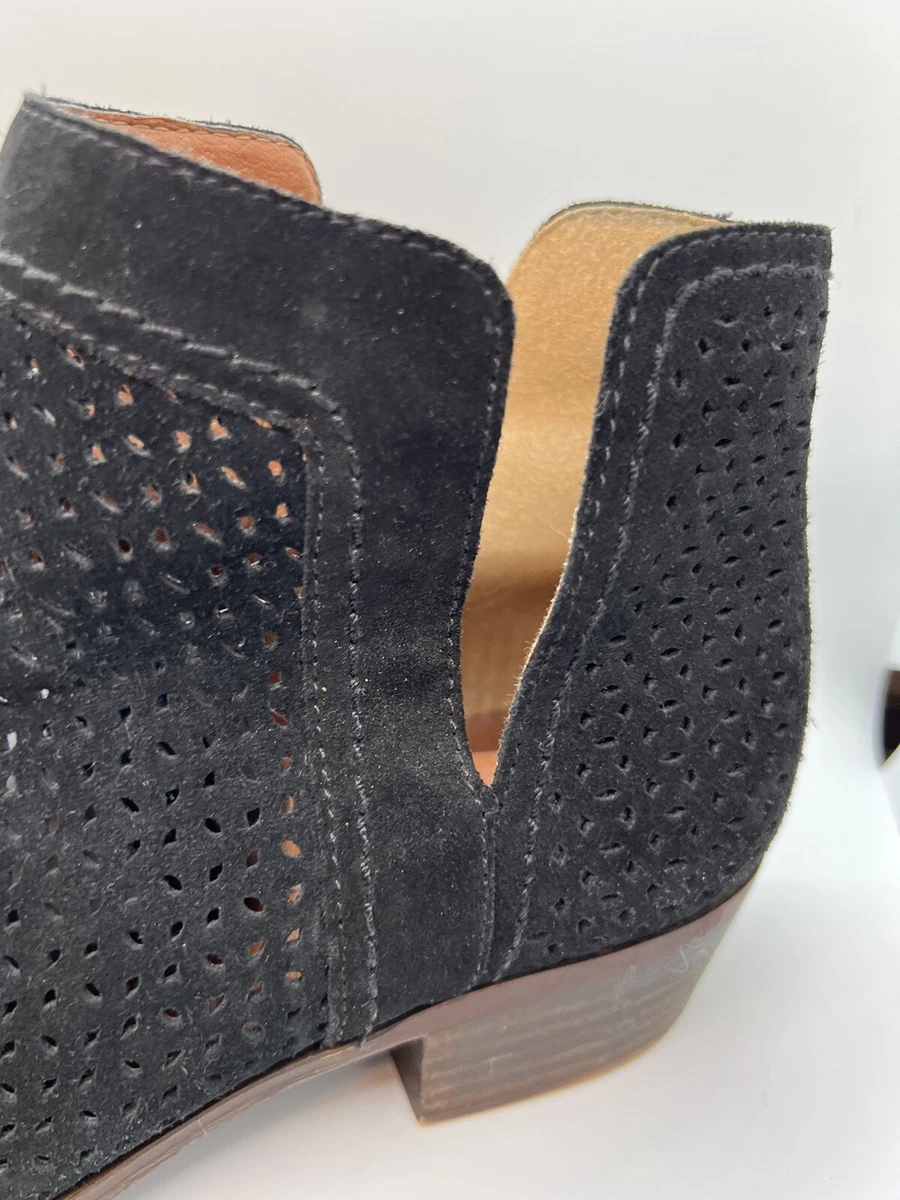 Brooklin perforated suede bootie sales