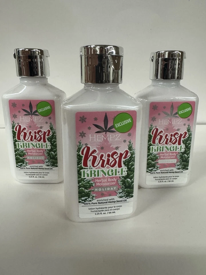 Hempz 3 PACK  Krisp Kringle, Body Lotion 2.25 oz - Image 3 of 3