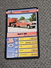 Ford F 350 - 8A - Single Card - Quartet (9D)