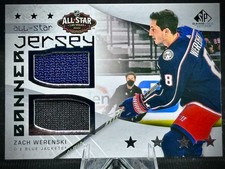 2022-23 SP Game Used - Zach Werenski #ASJB-ZW - All Star Jersey Banner