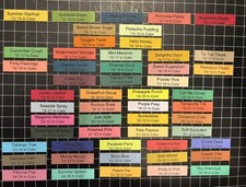 Stampin Up Retired In Color File Tabs Hanging Folder Tabs 53 Colors 