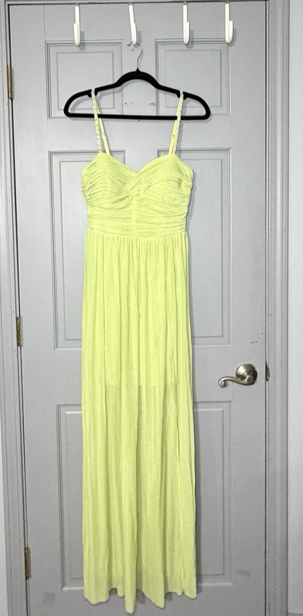 Lipsy London Neon Green Ruched Maxi Dress Pearl Strap Tulle Prom Size 6 | eBay Lipsy London Neon Green Ruched Maxi Dress Pearl Strap Tulle Prom Size 6 | eBay
