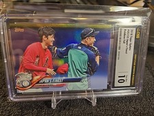 2018 SHOHEI OHTANI ICHIRO CGC 10 Topps Update Japan's Finest Rainbow Foil 31004