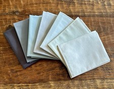 7 Fat Quarters Bundle Riley Blake Confetti Quilt Cottons Solids Gray