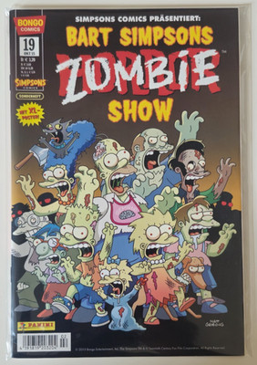 BART SIMPSONS Horror Show #19 inkl Poster/ Oktober 2015 (Panini - Bongo Comics)