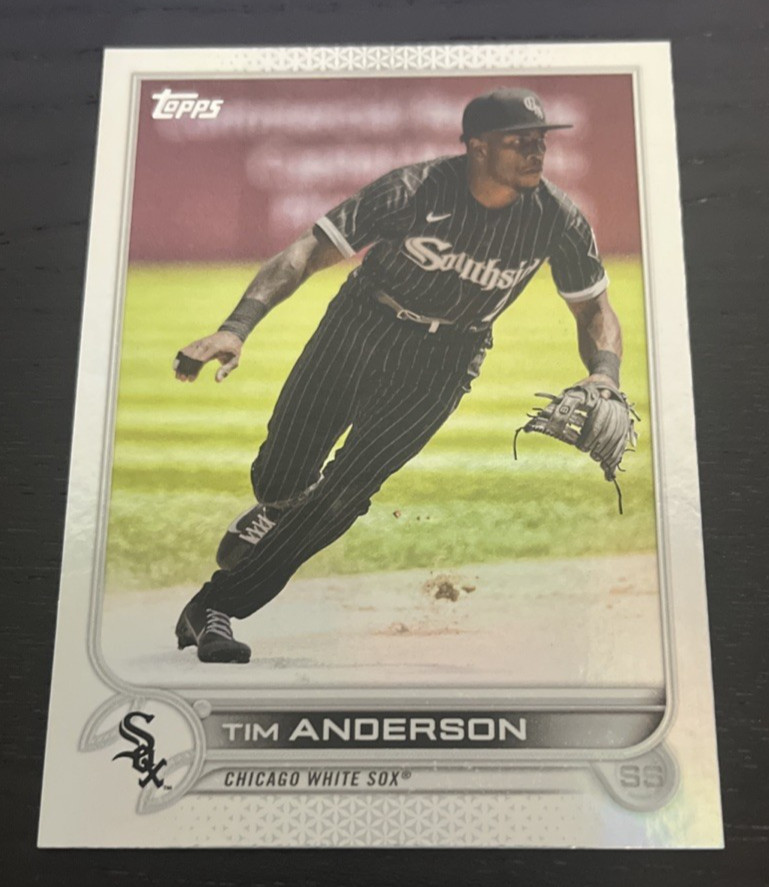 2022 Topps Series 1 - #64 - Rainbow Foil -Tim Anderson - Chicago White Sox