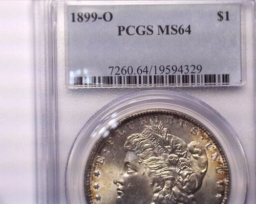 1899-O PCGS MS64 Morgan Silver Dollar,  Very Nice Toning!