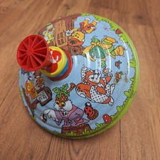 Rare Spinning Top Made In West GERMANY Vintage Toy LBZ Tomy 1986 Acorn Green