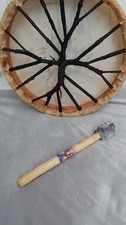 Drumbeater for shamanic drum, tree of life. Best sounding beaters on Ebay vinted
