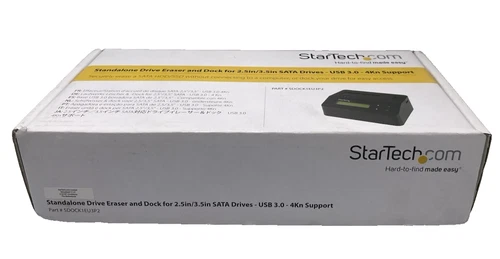 StarTech SDOCK1EU3P2 Hard Drive Eraser and Dock