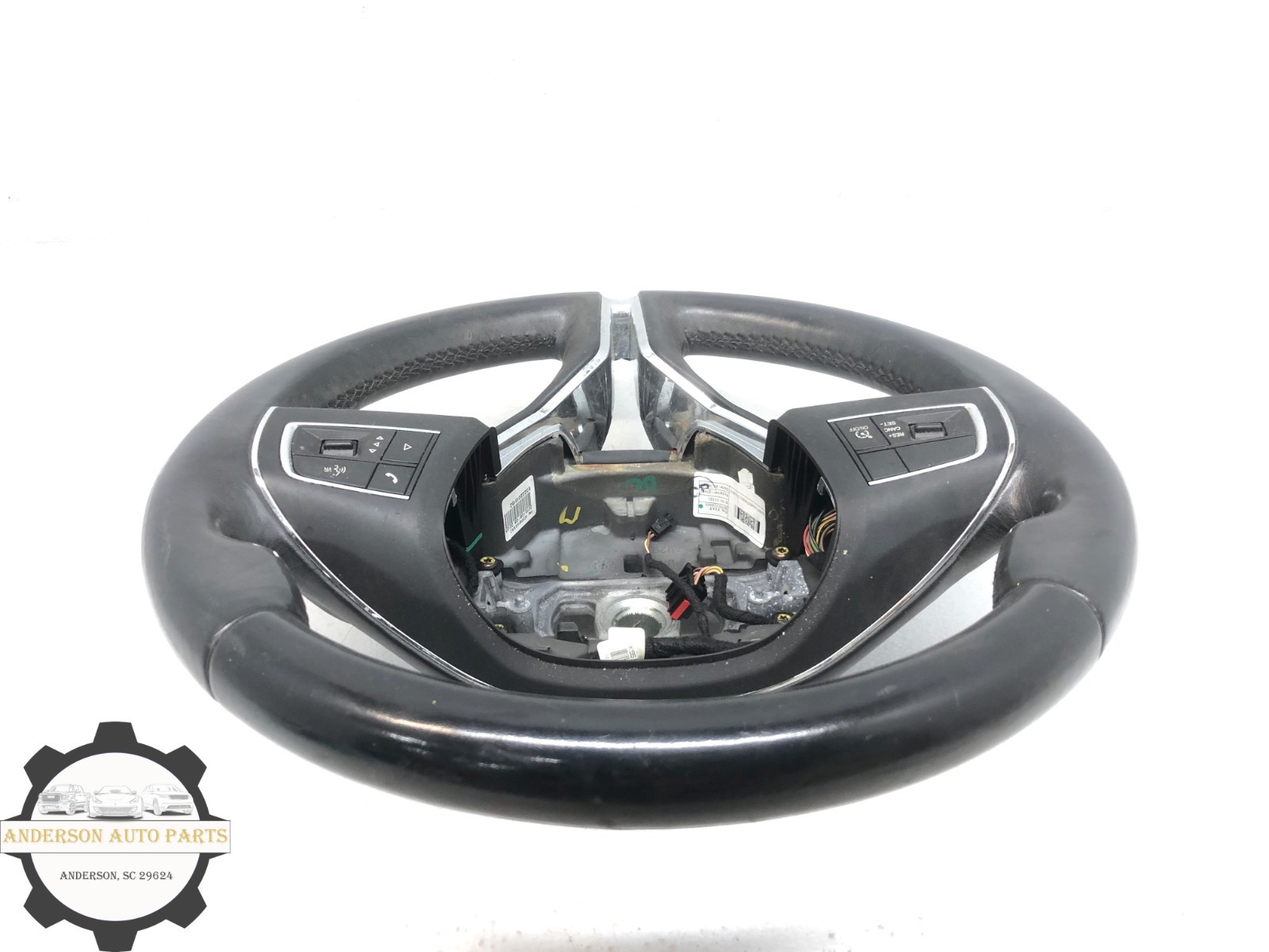 2014-2020 MASERATI QUATTROPORTE  LEATHER STEERING WHEEL W/ SWITCHES OEM #NOTE