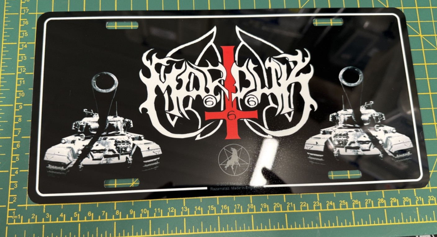 Marduk Panzer Division Number Plate Style Wall Sign Officially Licensed