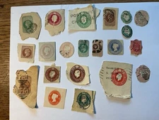 21 GB Postal Stationery Stamps