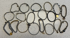 Rustic Cuff Mixed metals lot of 19 bracelets