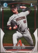 2023 Bowman Draft #BDC-57 Grayson Hitt Chrome Baseball VG