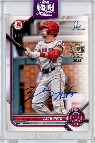 Zach Neto 2025 Topps Archives Signature Series card
