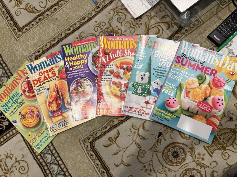 Six Woman’s Day Magazines 2018 Editions 