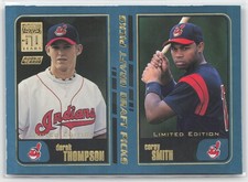 2001 Topps #360 Derek Thompson / Corey Smith DPK, PR3905 Limited Edition