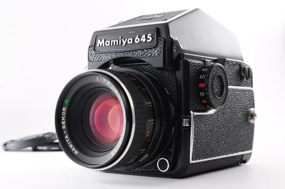 Buscador de prisma Meter Works *Exc+5* Mamiya M645 1000S PD + Sekor C 80 mm f/2,8 Japón Foto 2 de 4