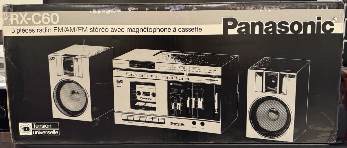 PANASONIC RX-C60 Stereo Boombox | eBay