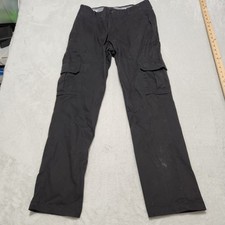 Dickies FLEX Black Straight Fit Cargo Work Pants Mens 34x32 Regular