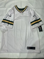 Nike NFL White Green Bay Packers White Mesh Jersey / Blank
