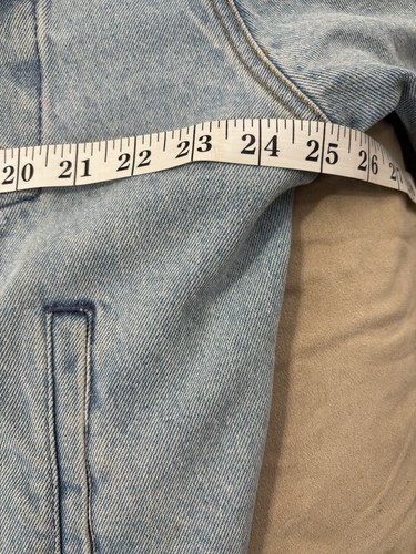 Vtg Gap Denim Jacket Men Medium Blue Patches Biker Trucker Retro Y2K Grunge - Picture 7 of 8