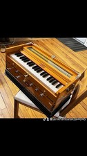BINA Standard Harmonium 37 Keys Multi-Fold Bellow Stops Wooden Maple Brown