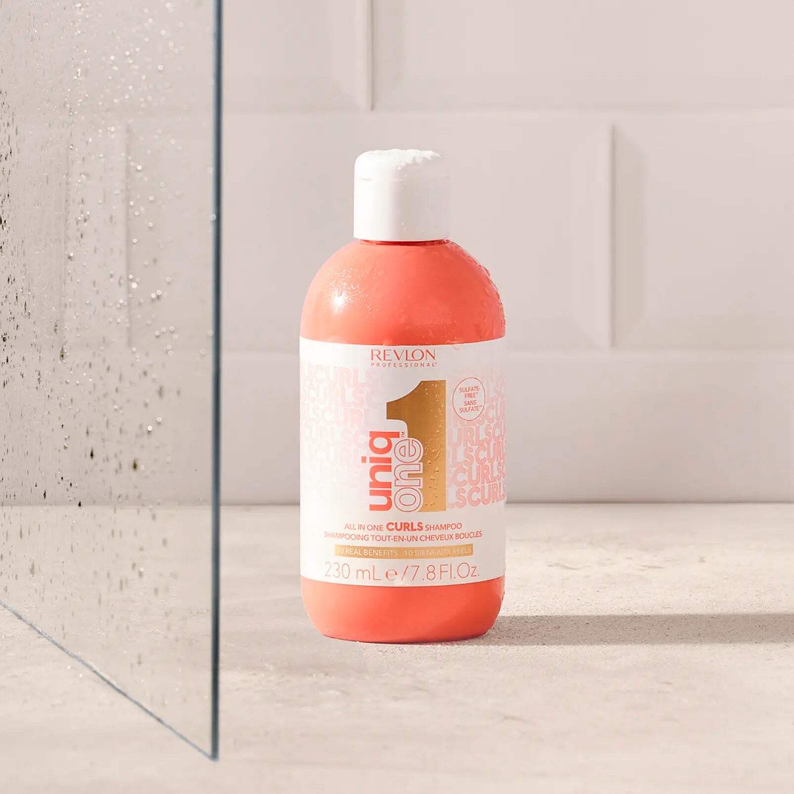 Revlon Uniqone - Vegan Sulfate-Free Shampoo For Curly, Wavy, And Coily Hair With 10 Benefits Â 230Ml - Image 3