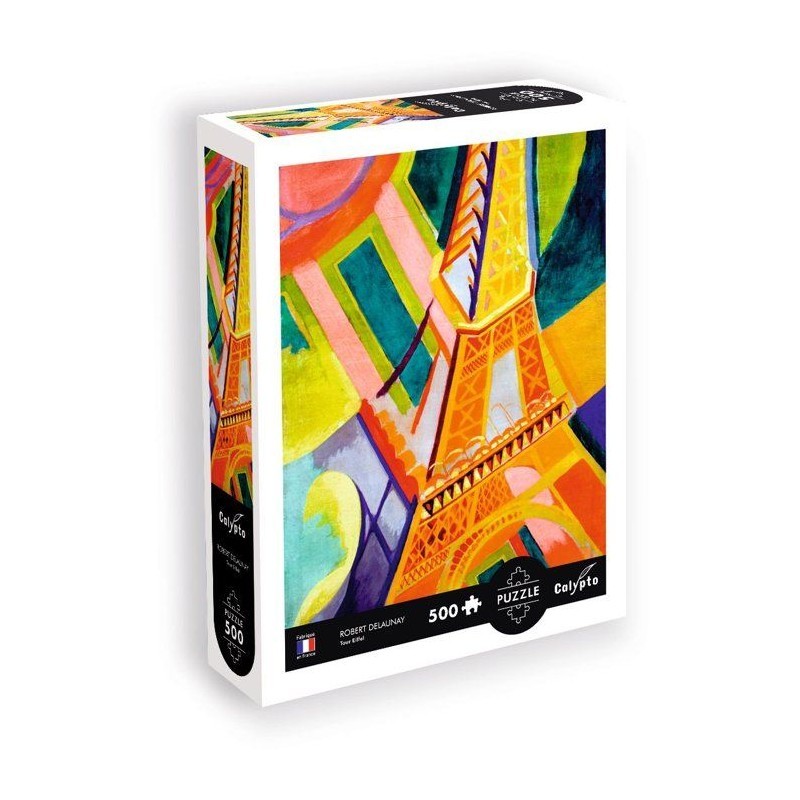 Puzzle 500 pieces Sentosphere Calypto Tour Eiffel puzzle adulte art Robert Delaunay