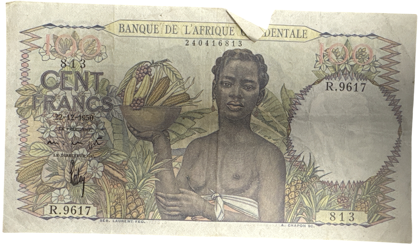 FRENCH WEST AFRICAN BANK NOTES - CHOICE OF STYLE & NOTE -FRENCH WEST ...
