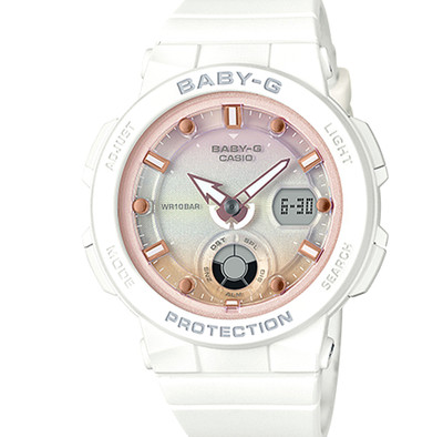CASIO BABY-G BGA-250-7A2JF White Diver 100m Shock Resist Japan Watch