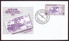 Océanie, FDC, Enveloppe du 4 novembre 2010 à Papeete " Réédition TP poste aérien