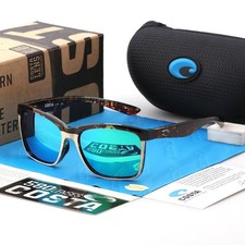 New in box Costa Del Mar Anna Tortoise Shell/ Green Mirror Polarized Sunglasses